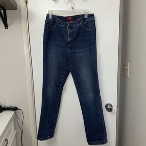Westport Jeans Women's Straight Leg Size 10 Stretch Med Wash Pre-Owned